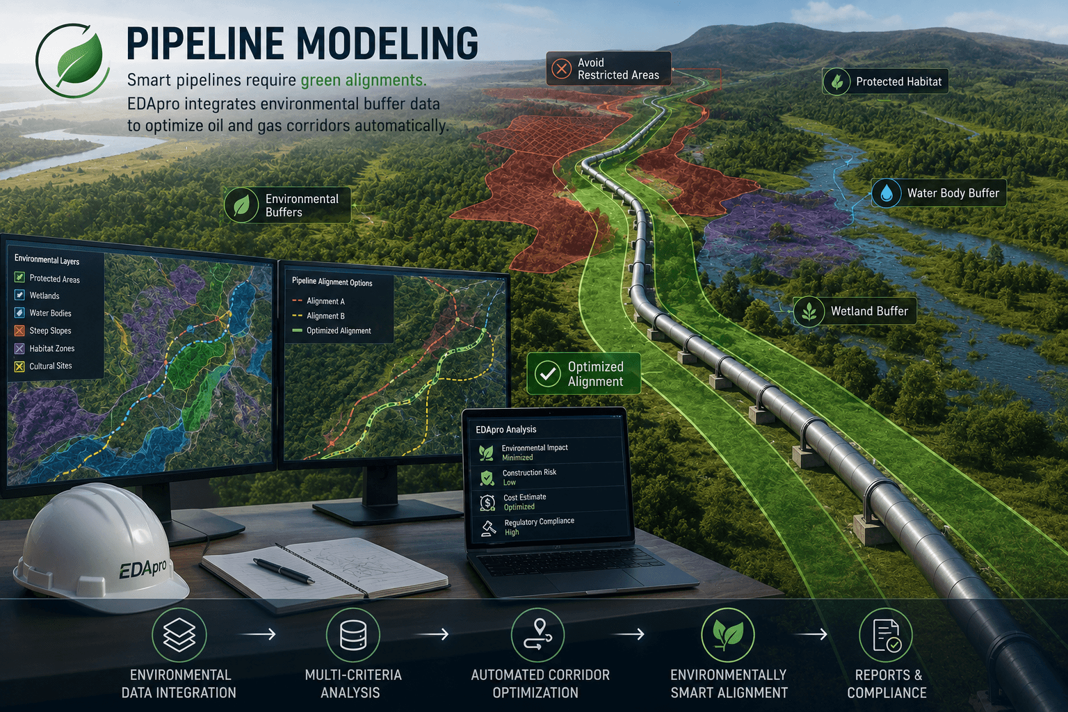 Reducing Environmental Impact via Smart Pipeline Modeling